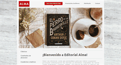 Desktop Screenshot of editorialalma.com